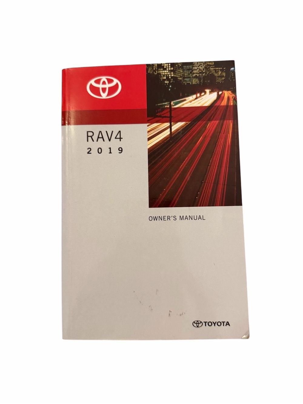 Toyota RAV4 2019 Owner's Manual - White/Red